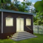 Galvanized steel accessory dwelling units in Canyon City, Texas, showcasing modern design and durability in residential living