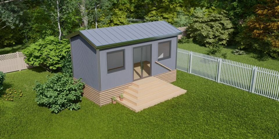 Galvanized steel accessory dwelling units in Clyde, Texas, showcasing modern design and durability for additional housing