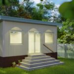 Modern galvanized steel accessory dwelling units in El Paso, Texas, showcasing innovative design and sustainability