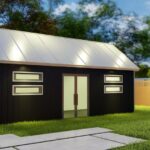 Galvanized steel accessory dwelling units in Hearne, Texas, showcasing modern design and durable construction