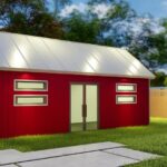 Galvanized steel accessory dwelling units in Ingleside, Texas, showcase modern design and durability