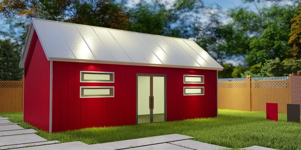 Galvanized steel accessory dwelling units in Ingleside, Texas, showcase modern design and durability