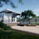 Galvanized steel accessory dwelling units in Mathis, Texas, showcasing modern design and durability for versatile living spaces