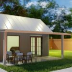 Galvanized steel accessory dwelling units in Medina, Texas, showcase modern design and durability for efficient living spaces