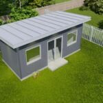 Galvanized steel accessory dwelling units in Mineola, Texas, showcase modern design and durability for versatile living