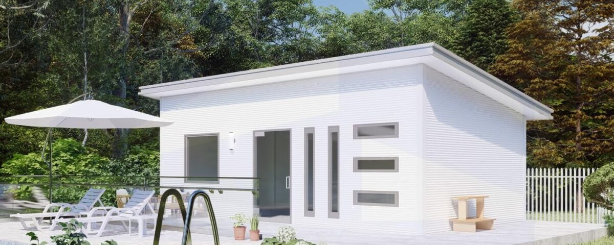 Galvanized steel accessory dwelling units in Nurillo, Texas, showcasing modern design and sustainable living solutions