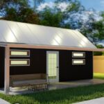 Galvanized steel accessory dwelling units in Paloma Creek South, Texas, showcasing modern design and durable materials