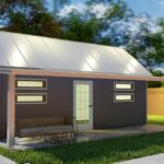 Galvanized steel accessory dwelling units in Ponderosa Park, Colorado, showcasing modern design and durable materials amidst nature