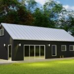 Exterior view of galvanized steel accessory dwelling units in Texas City, Texas showcasing modern design and functionality