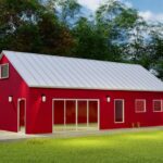 Image of galvanized steel accessory dwelling units in Weatherford, Texas, showcasing modern design and durable materials