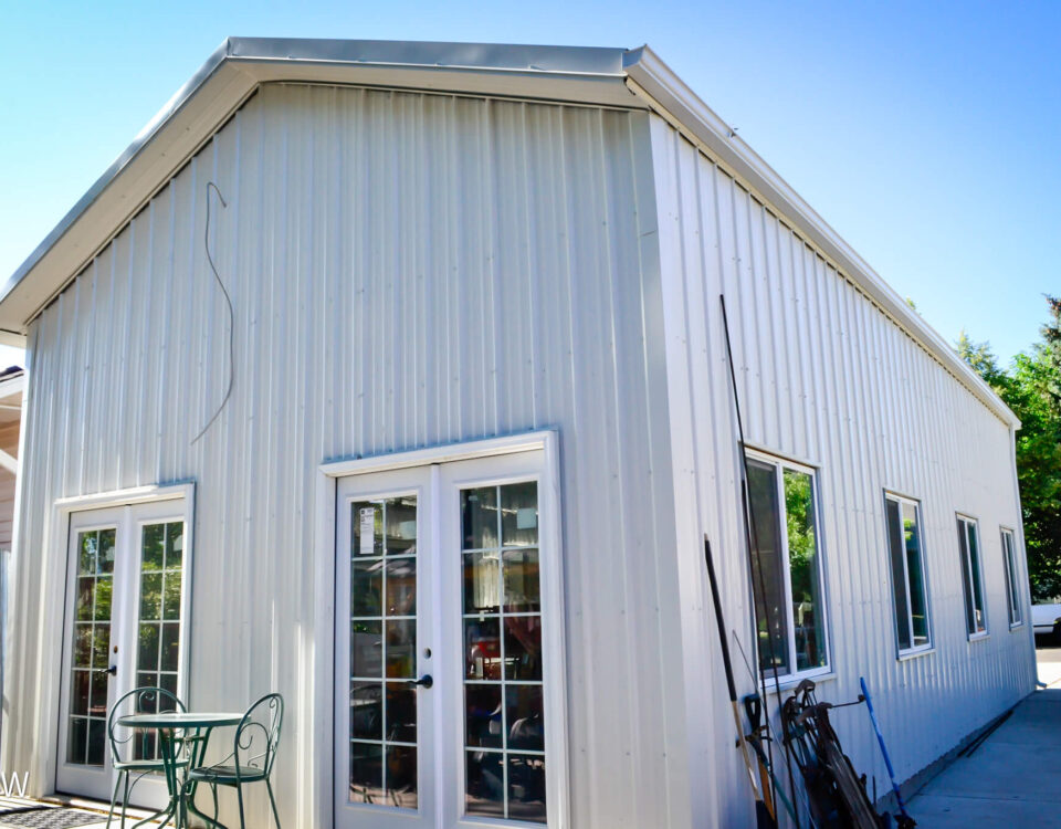 Galvanized steel accessory dwelling units in Weston Lakes, Texas, offering modern housing solutions and durable construction