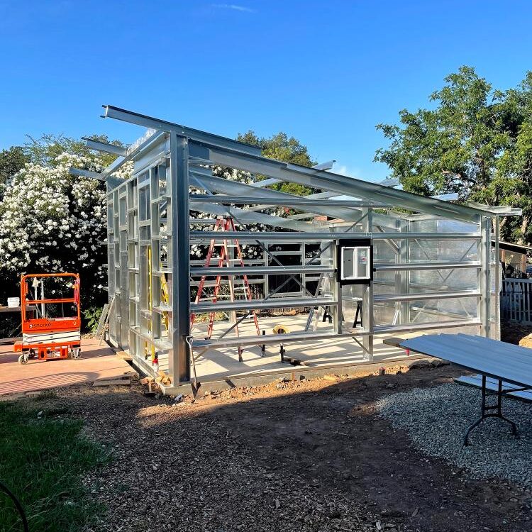 Galvanized steel accessory dwelling units in Wichita Falls, Texas, showcasing modern design and durable construction