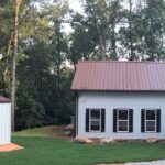 Modern galvanized steel barndominiums in Athens, Texas, showcasing durability and rustic elegance in residential design