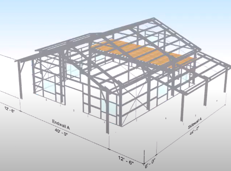 Image of galvanized steel barndominiums in Edgewater, Colorado, showcasing modern design and sturdy construction features