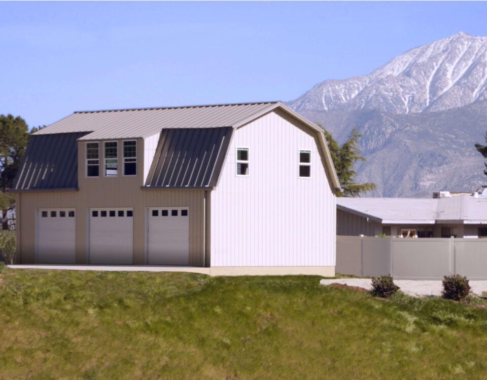 Galvanized steel barndominiums in Pampa, Texas showcase durable and stylish rural living options