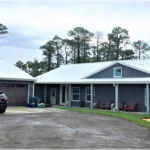 Stylish galvanized steel barndominiums in Wills Point, Texas, offering modern living with rustic charm