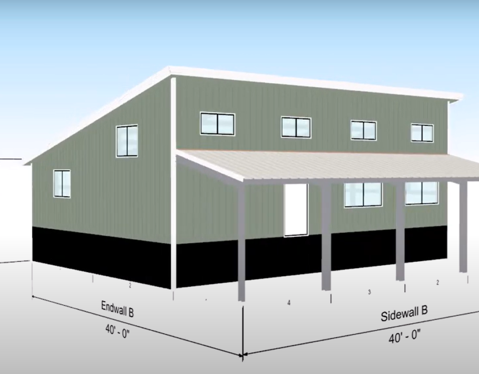 Modern galvanized steel cabins in Broomfield, Colorado, showcasing sustainable design and durability against the elements