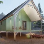 Modern galvanized steel cabins in Craig, Colorado, offering durability and style in a scenic location