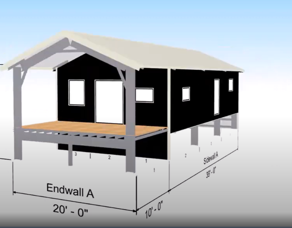 Modern galvanized steel cabins in Karnes City, Texas, showcasing durability and rustic charm in a scenic setting