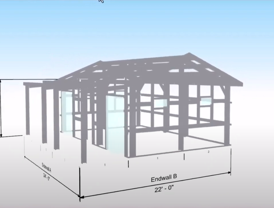 Image of galvanized steel cabins in Richardson, Texas, showcasing modern design and durability