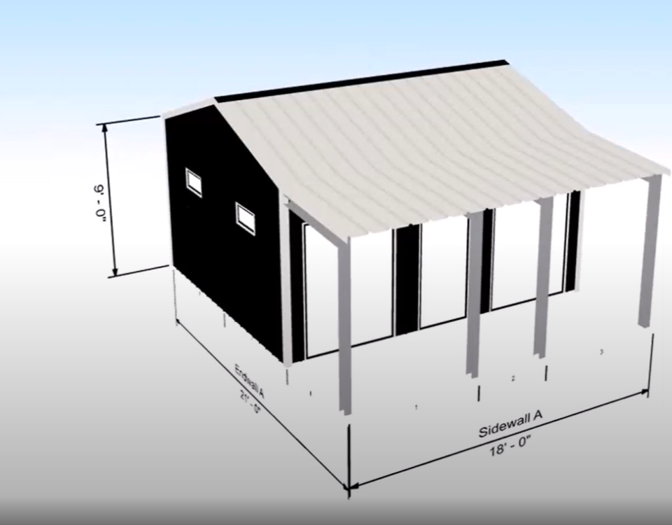 Modern galvanized steel cabins in Rockwall, Texas, offering durability and style for a cozy retreat