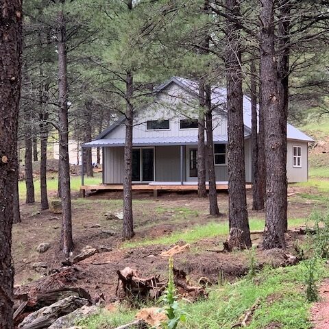 Modern galvanized steel cabins in Woodway, Texas, showcasing durability and stylish design for outdoor living