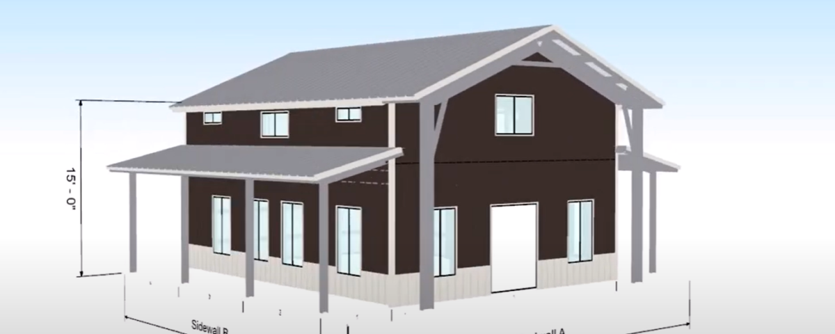 Stunning galvanized steel barndominiums in Florence, Arizona, showcasing modern design and rural charm