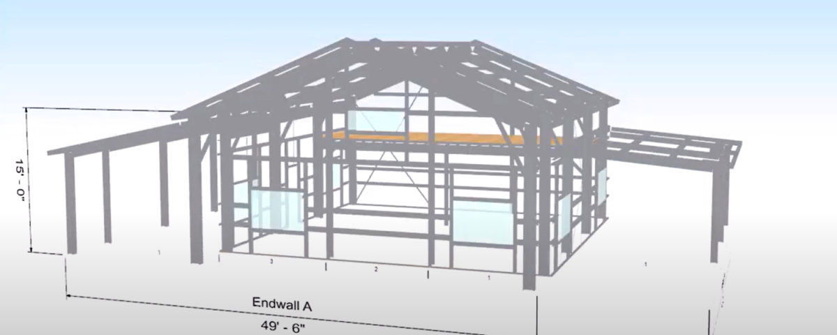 Stunning view of galvanized steel barndominiums in Globe, Arizona, showcasing modern design amidst beautiful desert landscape