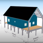 Modern galvanized steel cabins in Payson, Arizona, showcasing durability and rustic charm in a picturesque setting