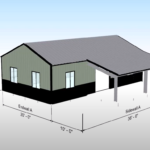 Modern galvanized steel cabins in Prescott, Arizona, showcasing innovative design and durability in a stunning natural setting