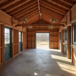 Exterior view of a 1800 SQ FT BARNDOMINIUM showcasing its modern design and spacious layout.