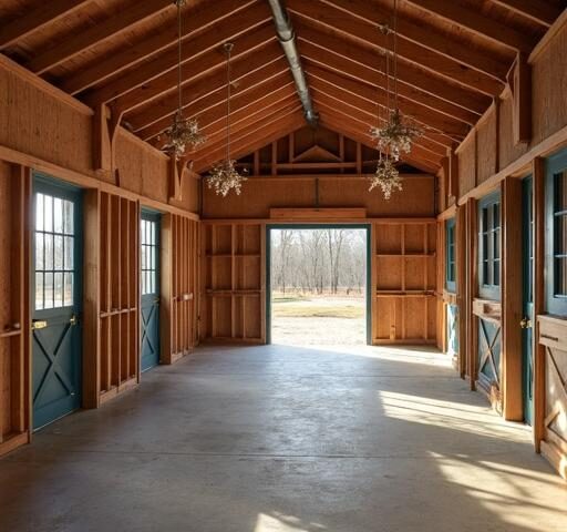 Stunning 3000 SQ FT BARNDOMINIUM featuring modern design and rustic charm in a scenic countryside setting.