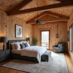 Spacious 4 bedroom barndominium featuring modern design and rustic charm in a picturesque rural setting.