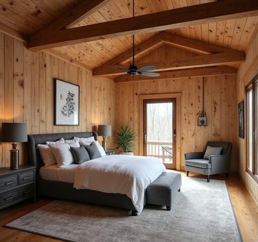 Spacious 4 bedroom barndominium featuring modern design and rustic charm in a picturesque rural setting.