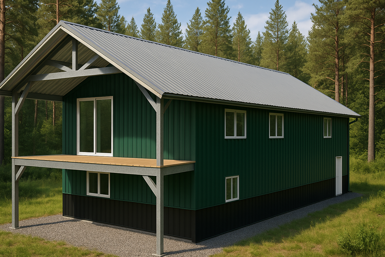 40-x-60-gable-2-story-front-porch-barndominium-kit-2