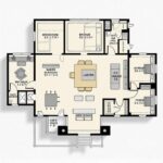 Detailed 40X60 barndominium floor plans with shop designed for efficient living and workspace integration.