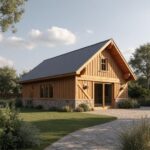 Stunning 40X80 barndominium showcasing rustic charm and spacious living areas.