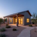 Stylish Arizona metal building homes showcasing modern design and durability in sunny landscapes.