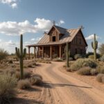 A stunning barndominium in Arizona showcasing rustic charm and contemporary design features.