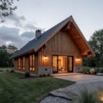 Various BARNDOMINIUM HOME KITS displayed in a showroom, highlighting modern design and construction options.