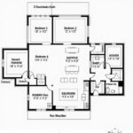 Spacious barndominium plans for 4 bedrooms, ideal for modern living and family gatherings.