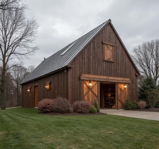 Comparison of barndominium vs house showcasing design, features, and lifestyle differences.