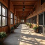 Stunning luxury barndominium showcasing modern design and rustic charm in a picturesque countryside setting.