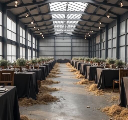 A stunning metal barndominium featuring modern design and spacious interior living areas.