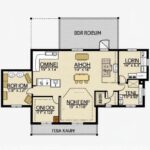Small barndominium house plans showcasing efficient design and modern aesthetics for cozy living.