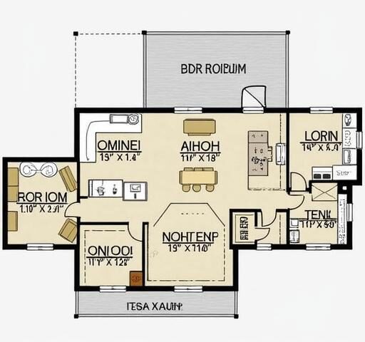 Small barndominium house plans showcasing efficient design and modern aesthetics for cozy living.