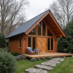 Charming small barndominiums surrounded by nature, showcasing modern design and cozy living spaces.